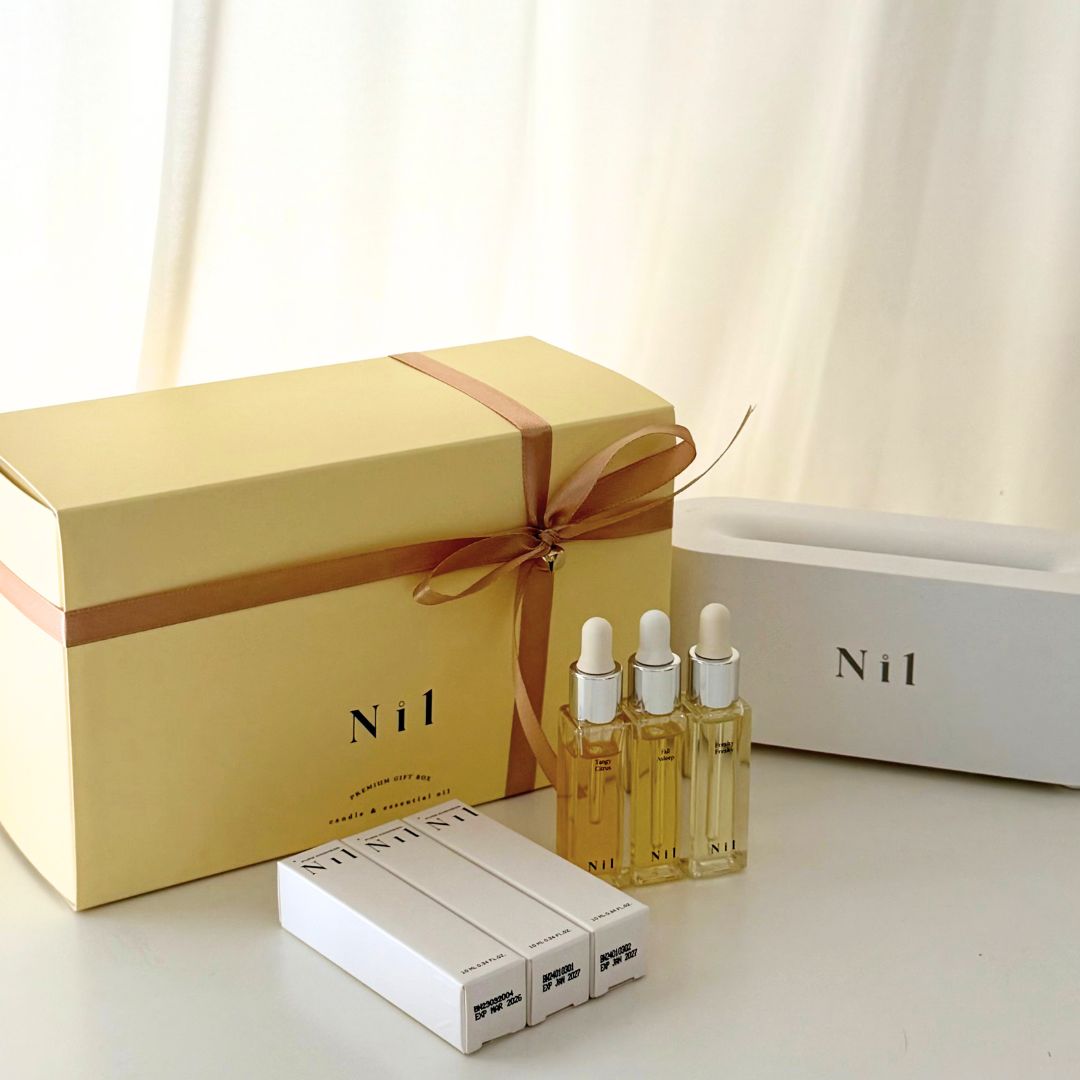 Essential Oil & Air Diffuser Set (Natural Aromatheraphy)